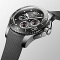 Longines Longines HydroConquest L3.883.4.76.9 мужские часы серый циферблат на запястье